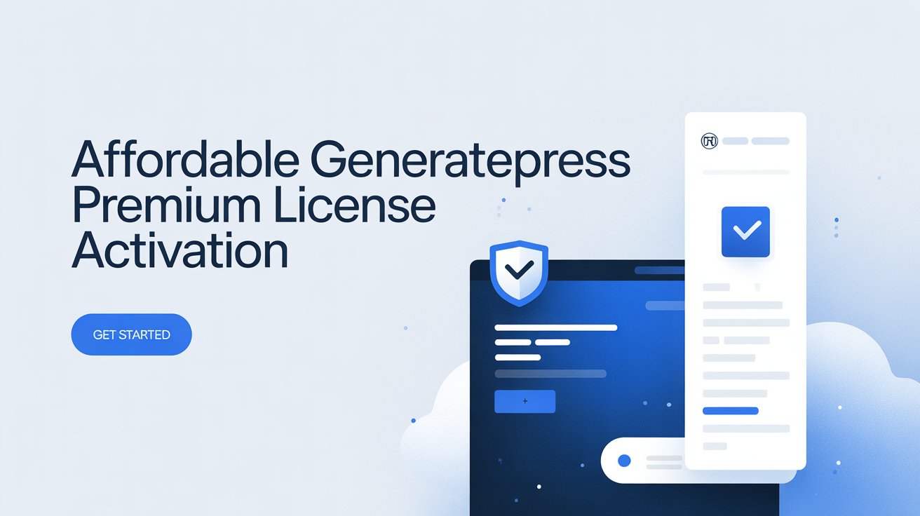 Generatepress Free Installation and Activate GP Premium