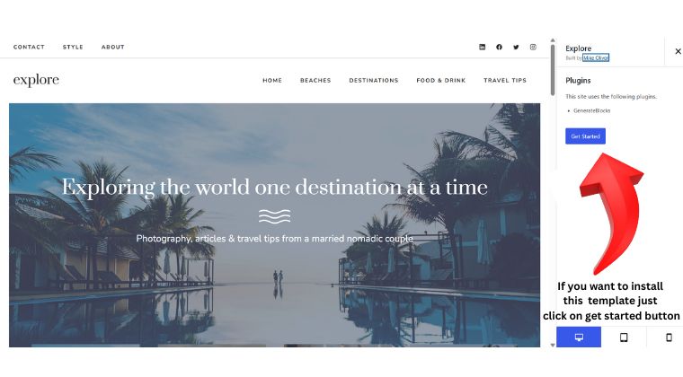 insert gp premium template from site library