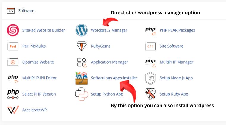 one click wordpress installation